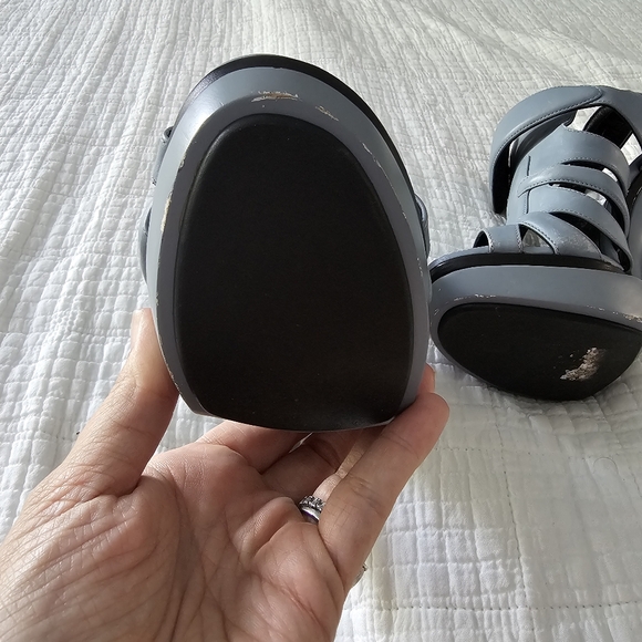 Balenciaga | Auth Wooden Heel Platform Sandals 7 - Picture 15 of 16